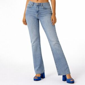 Y2K Vintage Levis 519 Low Flared Jeans Womens Size 2 Light Wash Stretch Denim